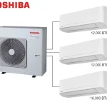 Toshiba 3M Multi Split Klima 12.000+12.000+16.000 BTU/h